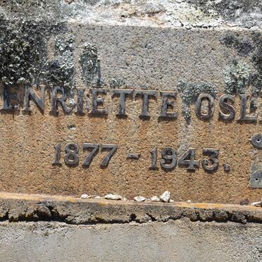 OSLER Henriette 1877-1943
