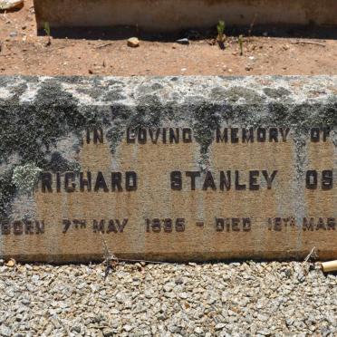 OSLER Richard Stanley 1895-1959