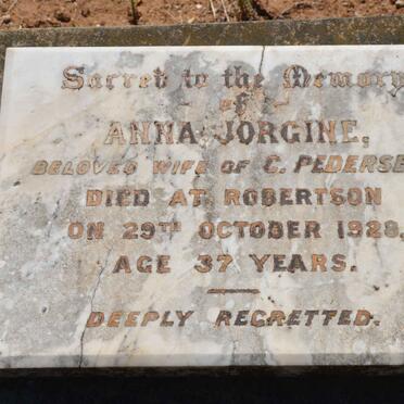 PEDERSON Anna Jorgine -1928