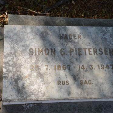 PIETERSEN Simon G. 1867-1947