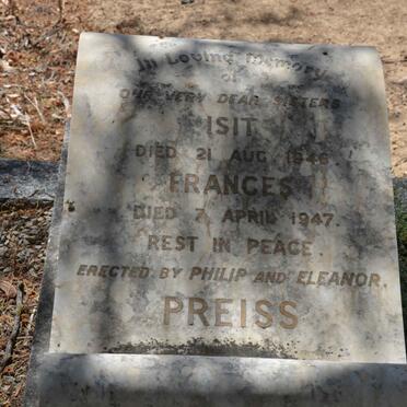 PREISS Isit -1946 :: PREISS Frances -1947