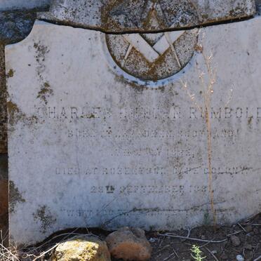 RUMBOLD Charles Duncan 186?-189?