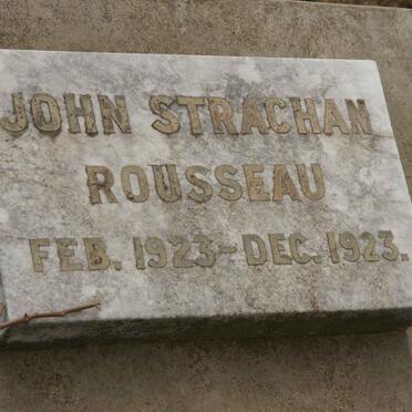 ROUSSEAU John Strachan 1923-1923