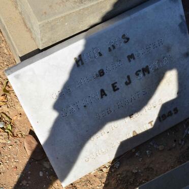 SMEDA Catrina E.J. nee RAATS 1865-1945