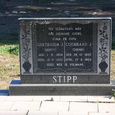 STIPP Coenraad J. 1899-1988 &amp; Gertruida J. 1904-1995
