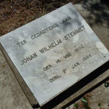 STEMMET Johan Wilhelm 1902-1965