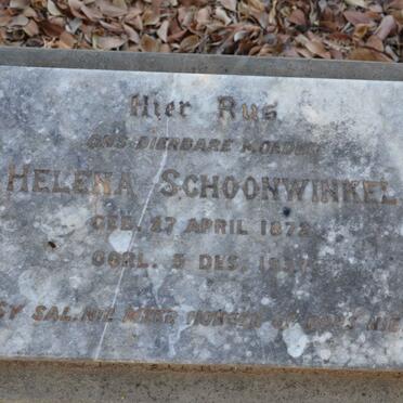 SCHOONWINKEL Helena 1872-1937