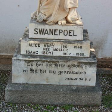 SWANEPOEL Isaac 1902-1969 &amp; Alice Mary MOLLER 1901-1948L