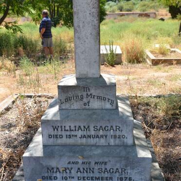 SAGAR William -1920 &amp; Mary Ann -1876