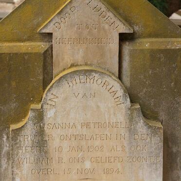 TRUTER Susanna Petronella -1902 :: TRUTER William R. -1894