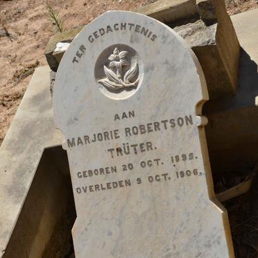 TRUTER Marjorie Robertson 1895-1906