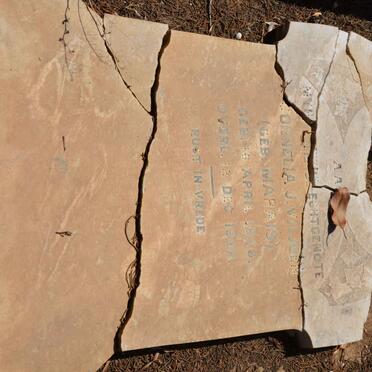 VILJOEN Cornelia J. nee MARAIS 1846-1908