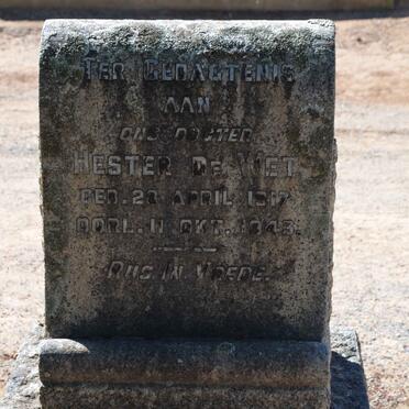 WET Hester, de 1917-1943