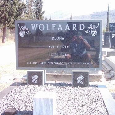WOLFAARD Deona 1962-1983
