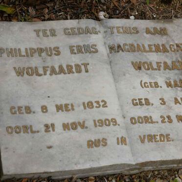 WOLFAARDT Philippus Erns 1832-1909 &amp; Magdalena Catrina MARAIS 1833-1920