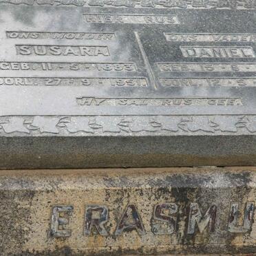 ERASMUS Daniel 1873-1960 &amp; Susara 1883-1951