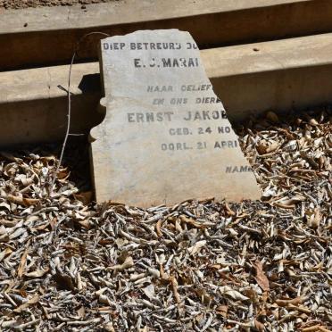 ? Ernst Jakob :: MARAIS E.J.