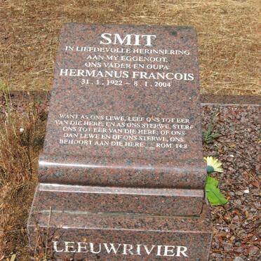 SMIT Hermanus Francois 1922-2004