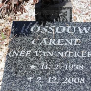 ROSSOUW Carene nee VAN NIEKERK 1938-2008