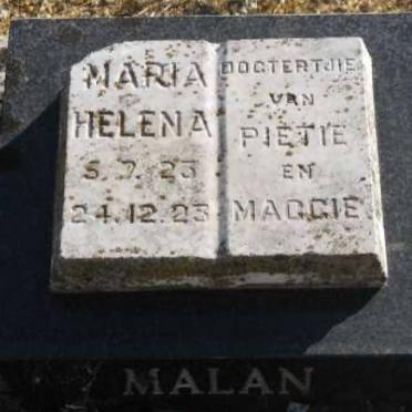 MALAN Maria Helena 1923-1923