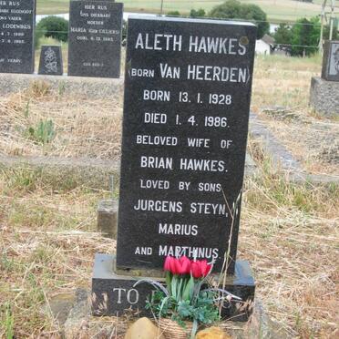 HAWKES Aleth nee VAN HEERDEN 1928-1986