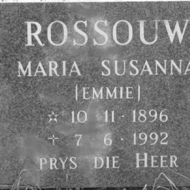 ROSSOUW Maria Susanna 1896-1992