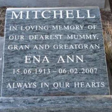 MITCHELL Ena Ann 1913-2007