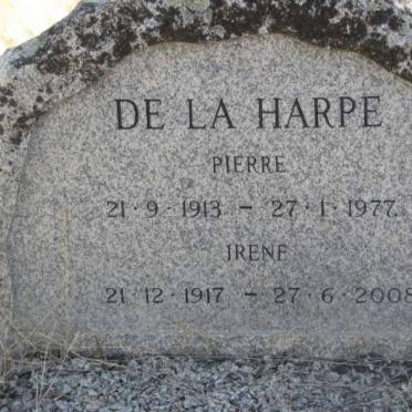 HARPE Pierre, de la 1913-1977 &amp; Irene 1917-2008