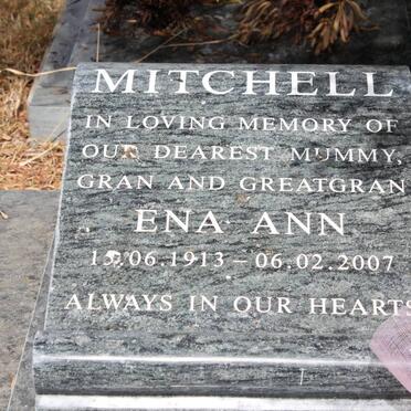 MITCHELL Ena Ann 1913-2007