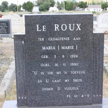 ROUX Maria, le 1926-1990