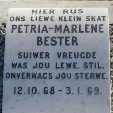 BESTER Petria-Marlene 1968-1969