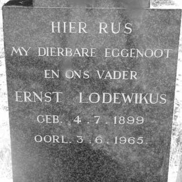 SNYMAN Ernst Lodewikus 1899-1965 &amp; Maria CILLIERS -1983