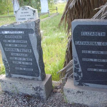 TRUTER Marina nee CILLIE 1892-1932 :: CILLIE Elizabeth Catharina 1889-1964