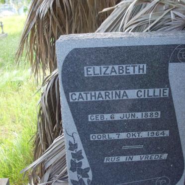 CILLIE Elizabeth Catharina 1889-1964