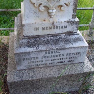 RETIEF Daniel Pieter Johannes 1837-1895