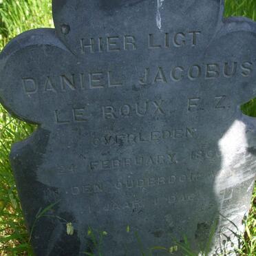 ROUX Daniel Jacobus, le -1860