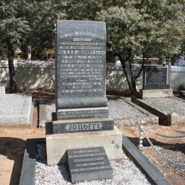 JOUBERT D.S.B 1885-1935 &amp; Marguerite DU TOIT 1890-1982