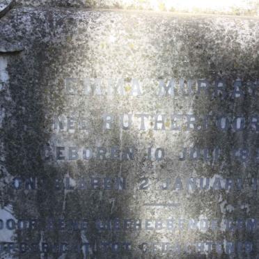 MURRAY Emma nee RUTHERFOORD 1833-1906