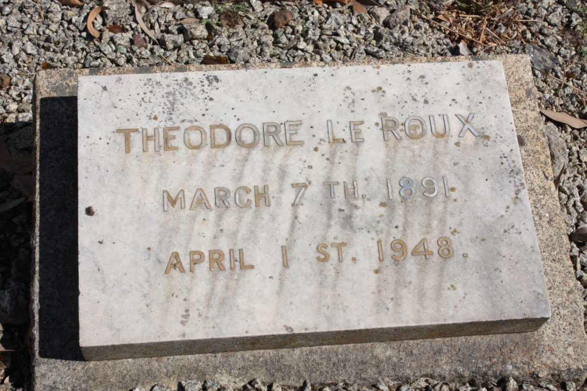 ROUX Theodore, le 1891-1948