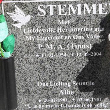 STEMMET P.M.A. 1954-2004 :: STEMMET Albe 1981-1981