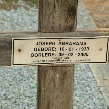 ABRAHAMS Joseph 1933-2000