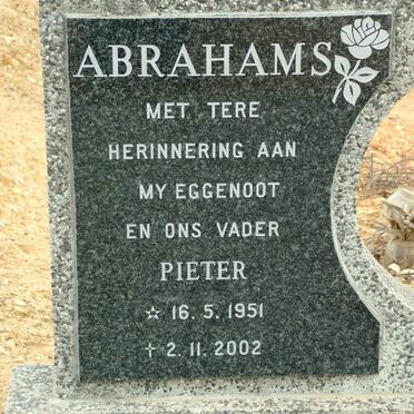 ABRAHAMS Pieter 1951-2002
