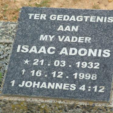 ADONIS Isaac 1932-1998