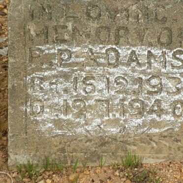 ADAMS P.P. 1939-1940