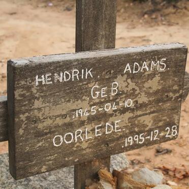ADAMS Hendrik 1945-1995