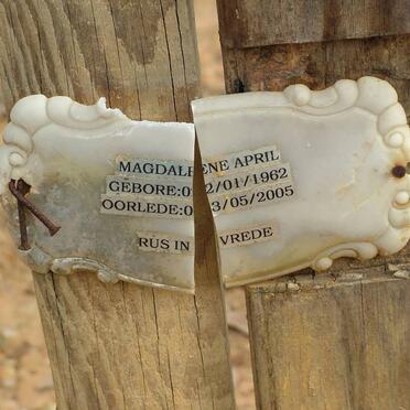 APRIL Magdalene 1962-2005