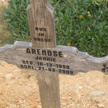 ARENDSE Jannie 1958-2009