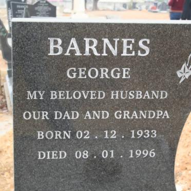 BARNES George 1933-1996