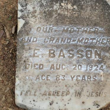 BASSON E. -1924