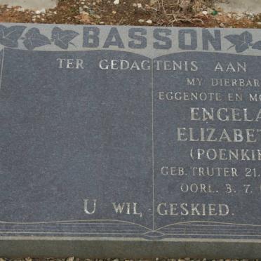 BASSON Engela Elizabeth nee TRUTER 1932-1978